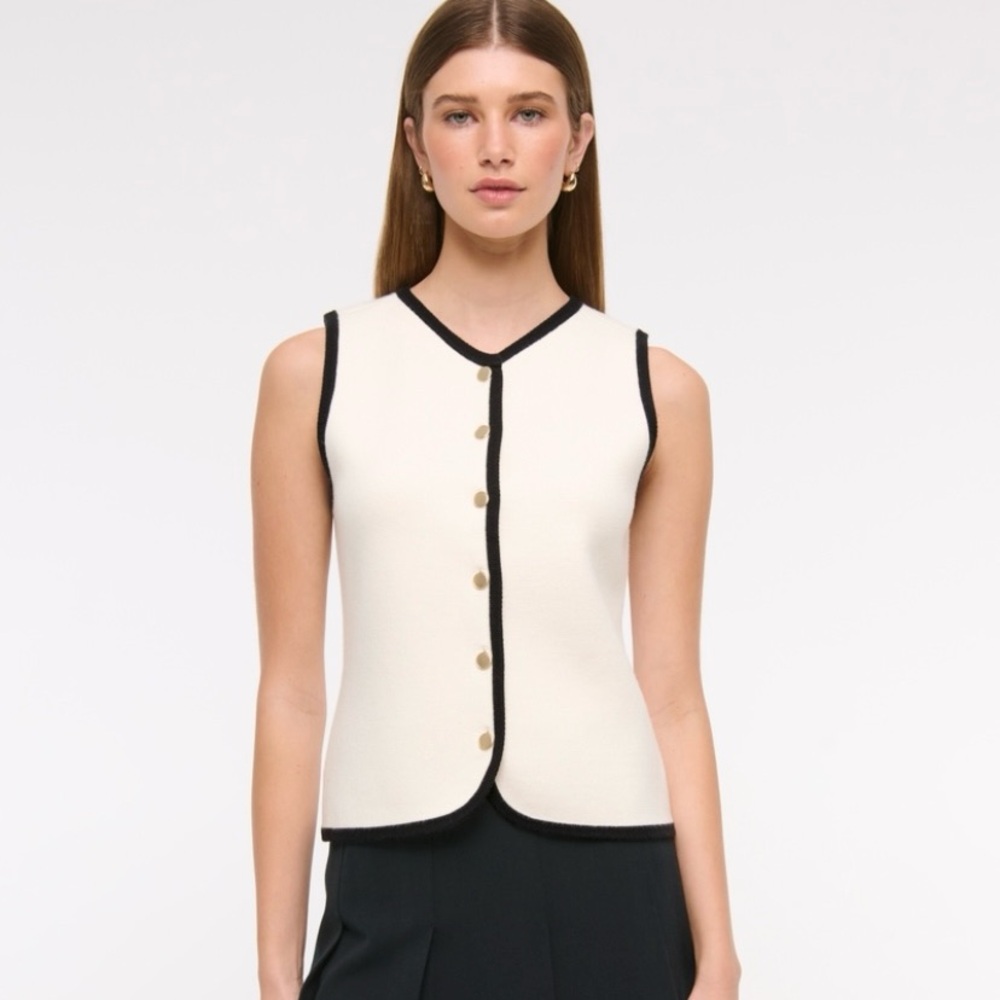 The A&F Mara High-V LuxeLoft Sweater Vest